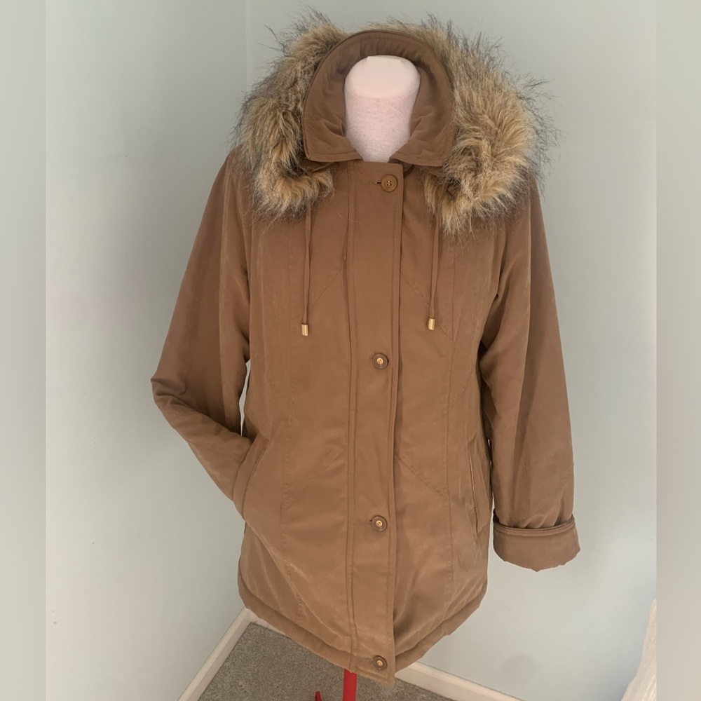 Studio Works, Medium, Tan Winter Coat
